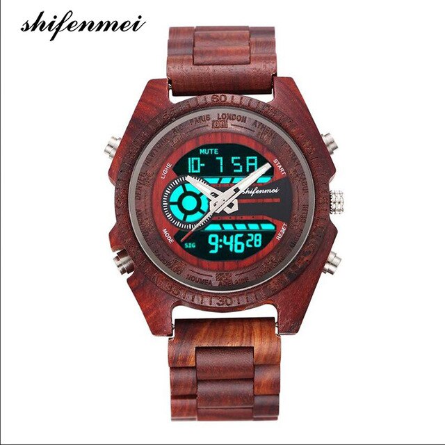 Natural Digital Men Watches