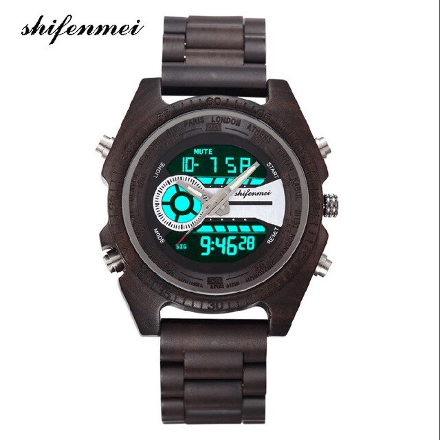 Natural Digital Men Watches