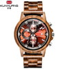 Wooden Strap Multi-function Calendar Watches