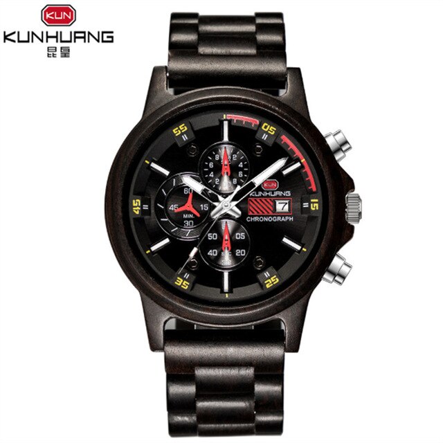 Multifunctional Casual Sports Wooden Watch