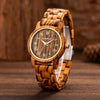 Full Ebony Wooden Quartz Watches