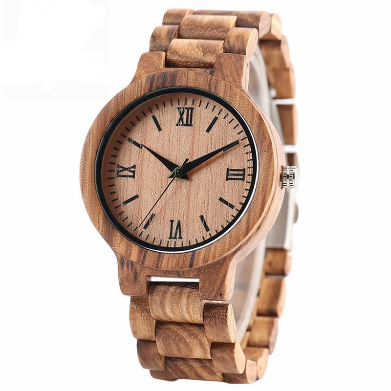 Wood Bamboo Watch Men Handmade