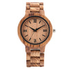 Wood Bamboo Watch Men Handmade