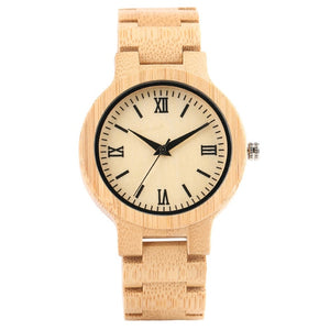 Wood Bamboo Watch Men Handmade