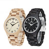 Wood Watch Women Lightweight Round Wrist Watch