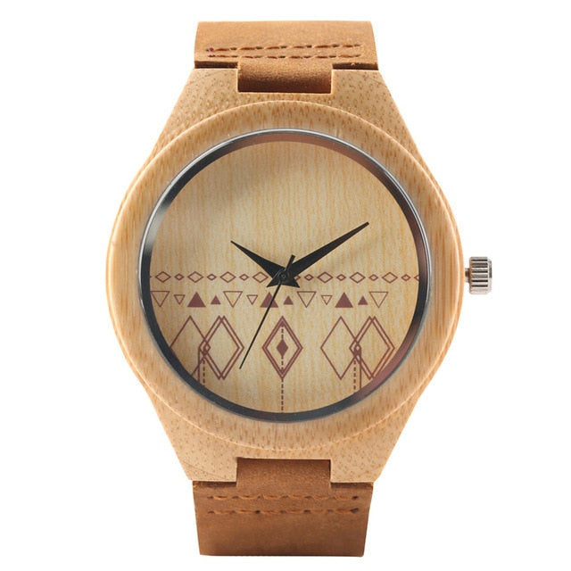 Wood Bamboo Watch Men Handmade