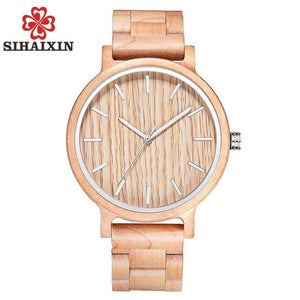 Wood Watch Sport Simple Wooden All Bamboo