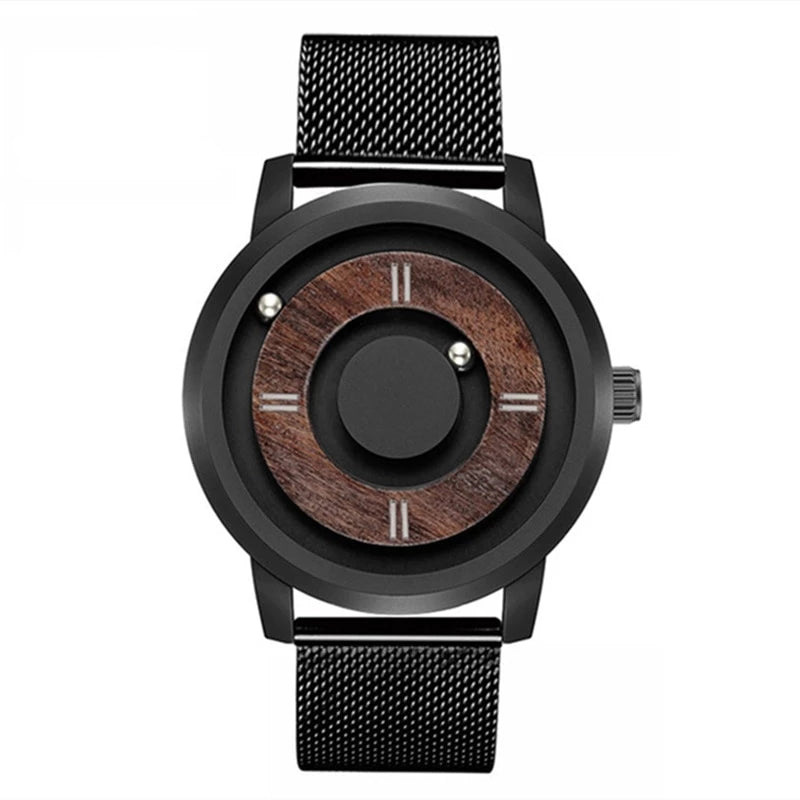 Magnetic Wood Watch Men