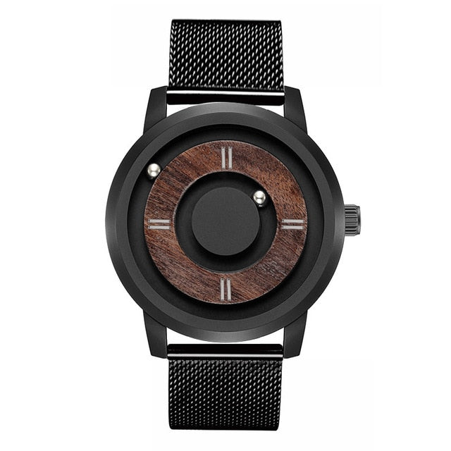 Magnetic Wood Watch Men