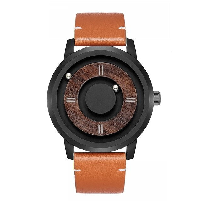 Magnetic Wood Watch Men