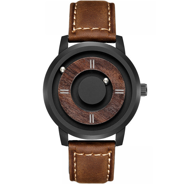 Magnetic Wood Watch Men