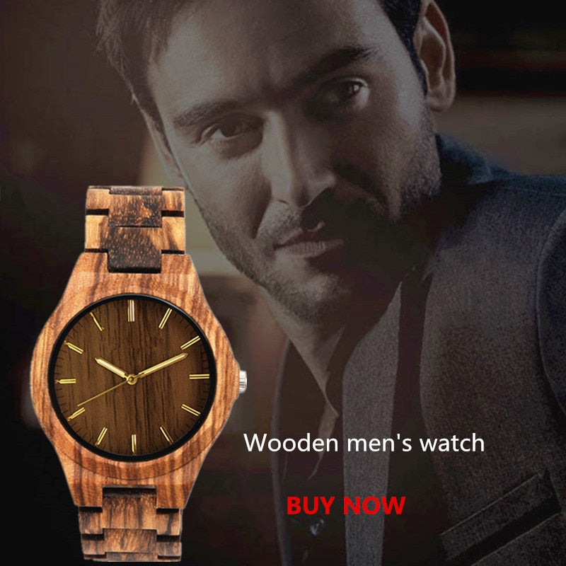 wooden watch male