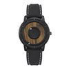 Wood Dial Scaleless Magnetic Watch