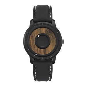 Wood Dial Scaleless Magnetic Watch