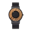 Wood Dial Scaleless Magnetic Watch